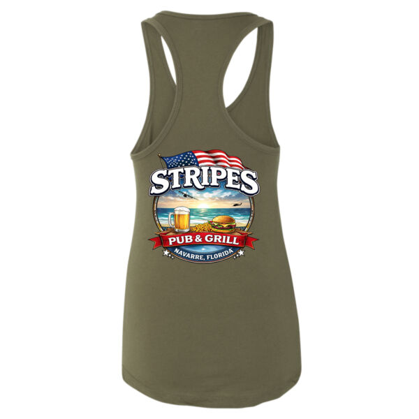 Ladies Racerback Burger Beach Tank Thumbnail