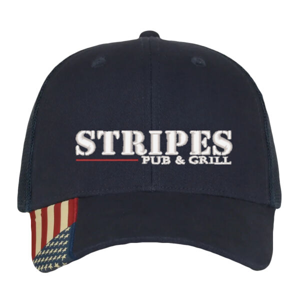 STRIPES Flag Bill trucker hat Thumbnail